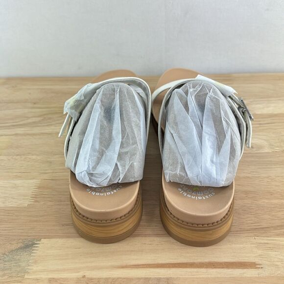 Dr. Scholl's Island-Dream Thong Sandals- White- Size 11 M- NIB - Picture 3 of 8